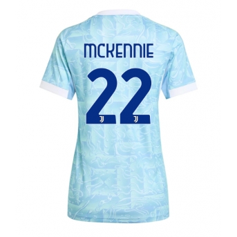 Juventus Weston McKennie #22 Maglia Gara Trasferta Repliche 2025-26 Donna Maniche Corte
